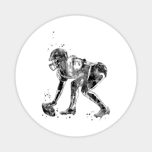 American Football Player Girl Magnet